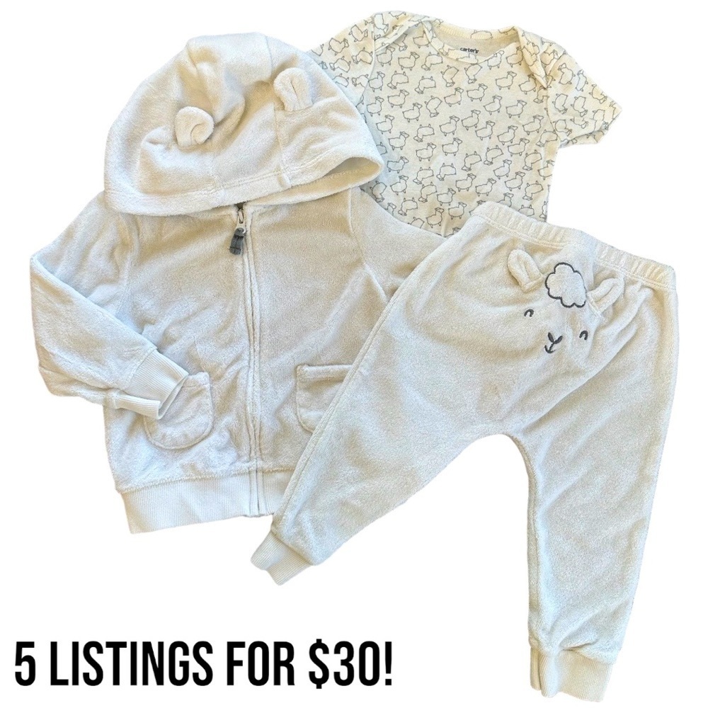Baby boy or girl matching outfit set 12 months